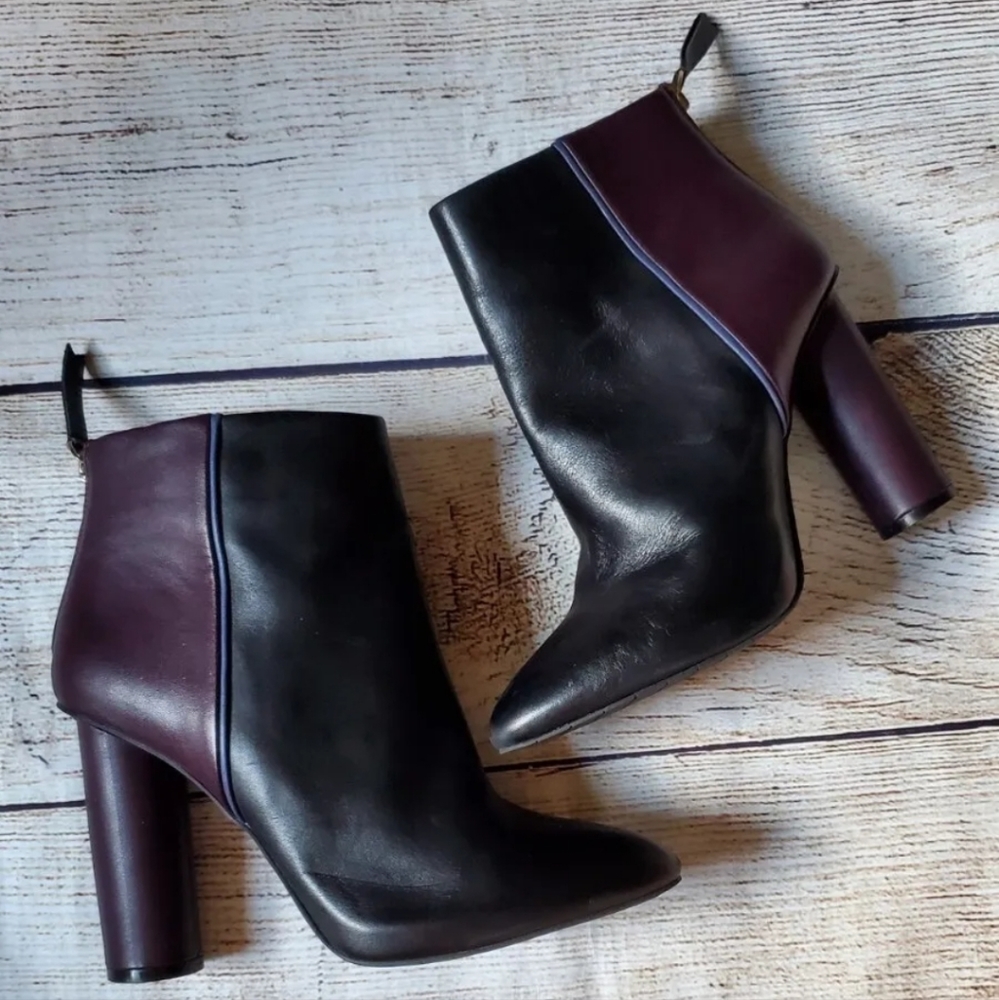 Cabi Two Tone Heeled Bisset Booties Size 8
